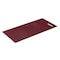 Dacasso Burgundy Bonded Leather 36" x 17" No Core Rollable Desk Mat/Pad PR-5249 - alternate 2